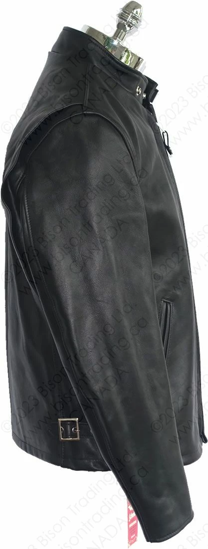 Schott NYC Single Rider Steerhide Leather Motorcycle Jacket STYLE: 641 6 Schott NYC Single Rider Steerhide Leather Motorcycle Jacket STYLE: 641 - Image 4