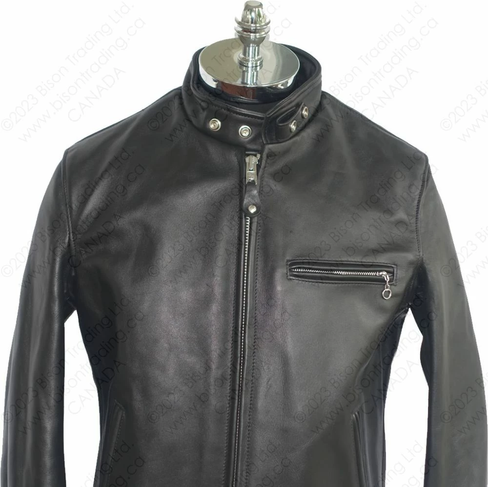 Schott NYC Single Rider Steerhide Leather Motorcycle Jacket STYLE: 641 8 Schott NYC Single Rider Steerhide Leather Motorcycle Jacket STYLE: 641 - Image 6