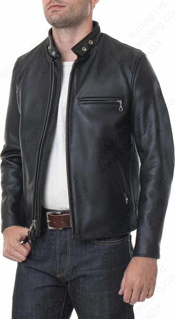 Schott NYC Single Rider Steerhide Leather Motorcycle Jacket STYLE: 641 22 Schott NYC Single Rider Steerhide Leather Motorcycle Jacket STYLE: 641 - Image 20