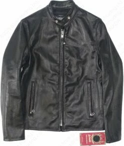 Schott NYC Cowhide Casual Racer Leather Jacket STYLE: 654 -Bison Trading Shop schott 654 15 1