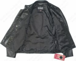 Schott NYC Cowhide Casual Racer Leather Jacket STYLE: 654 -Bison Trading Shop schott 654 17 1