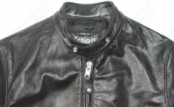 Schott NYC Cowhide Casual Racer Leather Jacket STYLE: 654 -Bison Trading Shop schott 654 21 1
