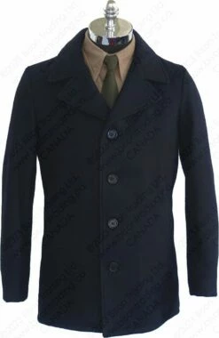Schott NYC Men's Single Breasted Car Coat STYLE: 709