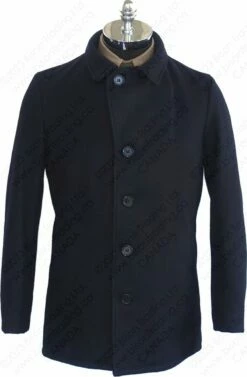 Schott NYC Men's Single Breasted Car Coat STYLE: 709 -Bison Trading Shop schott 709 m 17