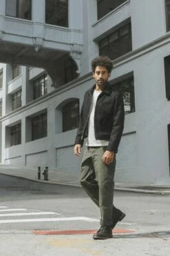 Schott NYC Men's Wool Mechanics Jacket STYLE: 712 -Bison Trading Shop schott 712 model 1