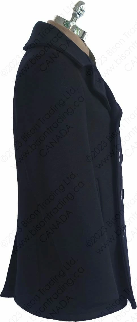 Schott NYC Classic Melton Wool Navy Pea Coat STYLE: 740 16 Schott NYC Classic Melton Wool Navy Pea Coat STYLE: 740 - Image 14