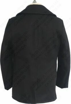 Schott NYC Classic Melton Wool Navy Pea Coat STYLE: 740 32 Schott NYC Classic Melton Wool Navy Pea Coat STYLE: 740 -Bison Trading Shop schott 740 black 38 53