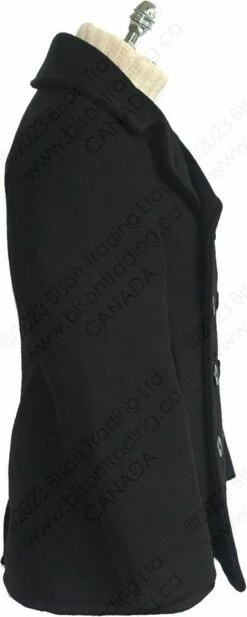 Schott NYC Classic Melton Wool Navy Pea Coat STYLE: 740 31 Schott NYC Classic Melton Wool Navy Pea Coat STYLE: 740 -Bison Trading Shop schott 740 black 38 54