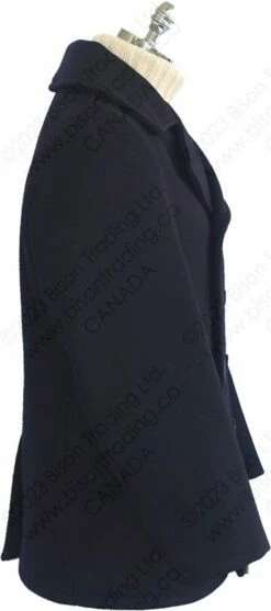 Schott NYC Classic Melton Wool Navy Pea Coat STYLE: 740 24 Schott NYC Classic Melton Wool Navy Pea Coat STYLE: 740 -Bison Trading Shop schott 740 newnavy 40 13