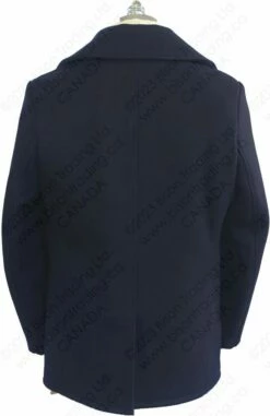 Schott NYC Classic Melton Wool Navy Pea Coat STYLE: 740 25 Schott NYC Classic Melton Wool Navy Pea Coat STYLE: 740 -Bison Trading Shop schott 740 newnavy 40 14