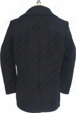 Schott NYC Leather Trim Peacoat (Slim Fit) STYLE: 740C 25 Schott NYC Leather Trim Peacoat (Slim Fit) STYLE: 740C -Bison Trading Shop schott 740c navy 44 2nd 13