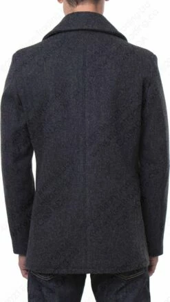 Schott NYC 24 Oz. Slim Fit Fashion Pea Coat STYLE: 751 25 Schott NYC 24 Oz. Slim Fit Fashion Pea Coat STYLE: 751 -Bison Trading Shop schott 751 22 dox 3