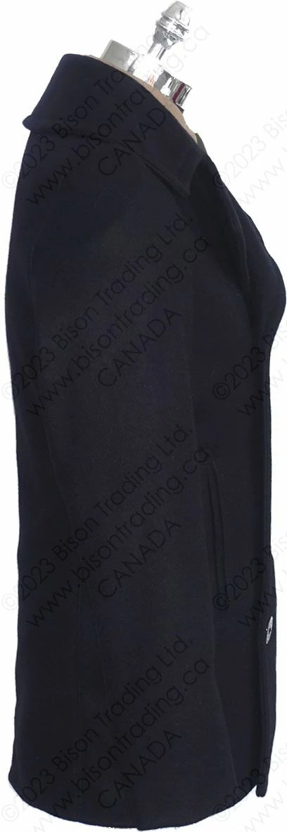 Schott NYC 24 Oz. Slim Fit Fashion Pea Coat STYLE: 751 7 Schott NYC 24 Oz. Slim Fit Fashion Pea Coat STYLE: 751 - Image 5