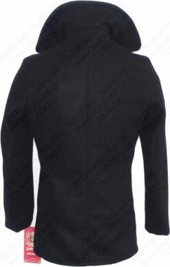 Schott NYC 24 Oz. Slim Fit Fashion Pea Coat STYLE: 751 31 Schott NYC 24 Oz. Slim Fit Fashion Pea Coat STYLE: 751 -Bison Trading Shop schott 751 s 19