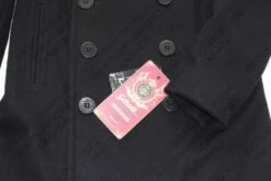 Schott NYC 24 Oz. Slim Fit Fashion Pea Coat STYLE: 751 40 Schott NYC 24 Oz. Slim Fit Fashion Pea Coat STYLE: 751 -Bison Trading Shop schott 751 s 26