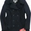Schott NYC Women's Wool Blend Peacoat STYLE: 754W 2 Schott NYC Women's Wool Blend Peacoat STYLE: 754W -Bison Trading Shop schott 754w 21