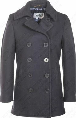 Schott NYC Women's Wool Blend Peacoat STYLE: 754W -Bison Trading Shop schott 754w 21 1