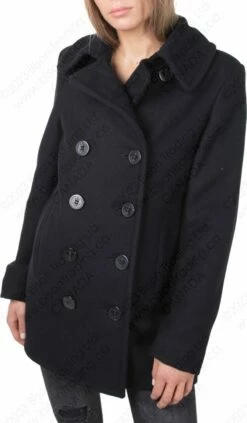 Schott NYC Women's Wool Blend Peacoat STYLE: 754W -Bison Trading Shop schott 754w 3