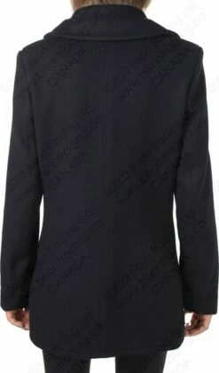 Schott NYC Women's Wool Blend Peacoat STYLE: 754W -Bison Trading Shop schott 754w 4