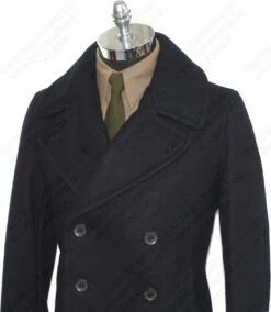 Schott NYC Men's Naval Officers Long Overcoat STYLE: 790 32 Schott NYC Men's Naval Officers Long Overcoat STYLE: 790 -Bison Trading Shop schott 790 l 21