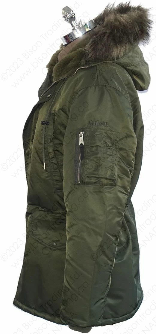 Schott NYC Men's N3B Parka STYLE: 9238 12 Schott NYC Men's N3B Parka STYLE: 9238 - Image 10