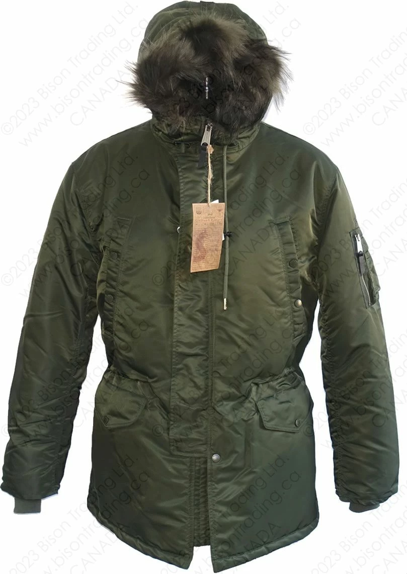 Schott NYC Men's N3B Parka STYLE: 9238 15 Schott NYC Men's N3B Parka STYLE: 9238 - Image 13