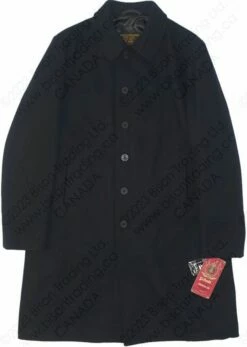 Schott NYC Single Breasted Officer's Coat STYLE: C729NE -Bison Trading Shop schott c729ne 14