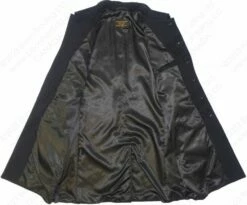 Schott NYC Single Breasted Officer's Coat STYLE: C729NE -Bison Trading Shop schott c729ne 16