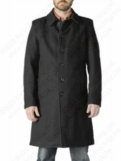 Schott NYC Single Breasted Officer's Coat STYLE: C729NE -Bison Trading Shop schott c729ne 4