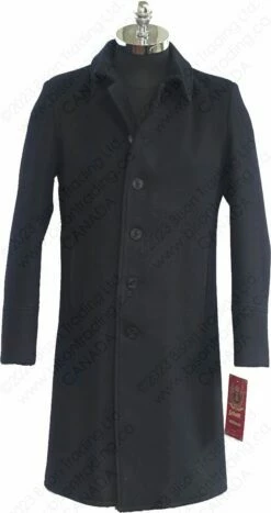 Schott NYC Single Breasted Officer's Coat STYLE: C729NE -Bison Trading Shop schott c729ne s 15