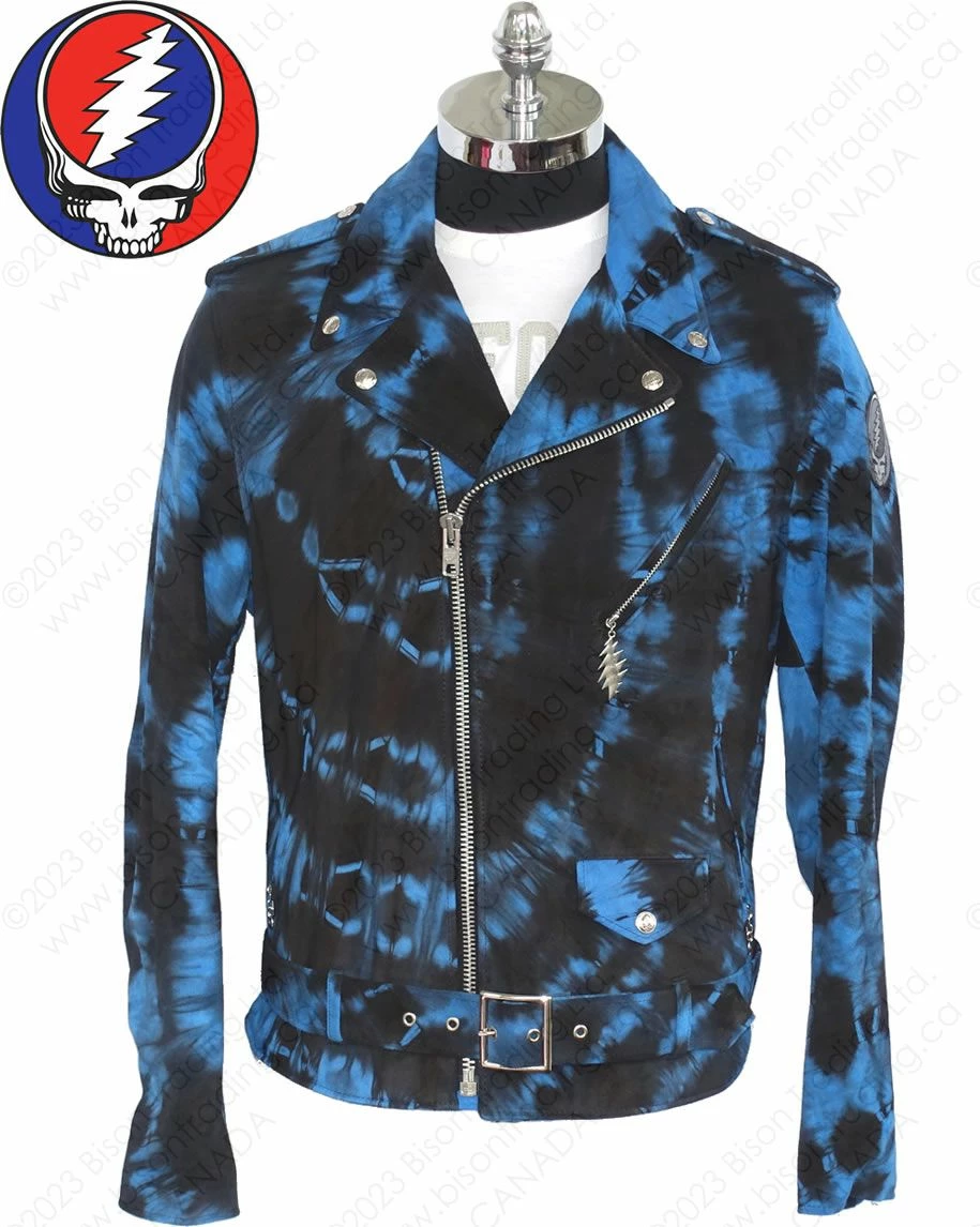 Schott NYC X Grateful Dead Men's Perfecto Motorcycle Jacket STYLE: GD31 3 Schott NYC X Grateful Dead Men's Perfecto Motorcycle Jacket STYLE: GD31