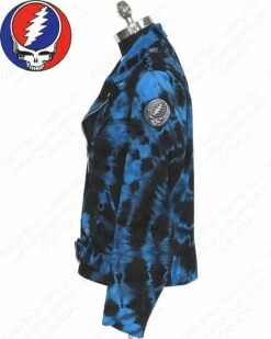 Schott NYC X Grateful Dead Men's Perfecto Motorcycle Jacket STYLE: GD31 23 Schott NYC X Grateful Dead Men's Perfecto Motorcycle Jacket STYLE: GD31 -Bison Trading Shop schott gd31 blue xl 12a