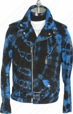 Schott NYC X Grateful Dead Men's Perfecto Motorcycle Jacket STYLE: GD31 26 Schott NYC X Grateful Dead Men's Perfecto Motorcycle Jacket STYLE: GD31 -Bison Trading Shop schott gd31 blue xl 15