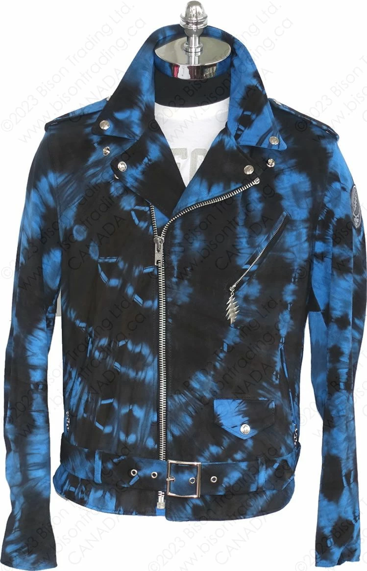 Schott NYC X Grateful Dead Men's Perfecto Motorcycle Jacket STYLE: GD31 7 Schott NYC X Grateful Dead Men's Perfecto Motorcycle Jacket STYLE: GD31 - Image 5