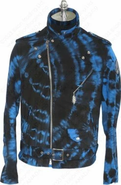 Schott NYC X Grateful Dead Men's Perfecto Motorcycle Jacket STYLE: GD31 27 Schott NYC X Grateful Dead Men's Perfecto Motorcycle Jacket STYLE: GD31 -Bison Trading Shop schott gd31 blue xl 16