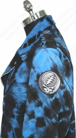 Schott NYC X Grateful Dead Men's Perfecto Motorcycle Jacket STYLE: GD31 30 Schott NYC X Grateful Dead Men's Perfecto Motorcycle Jacket STYLE: GD31 -Bison Trading Shop schott gd31 blue xl 19