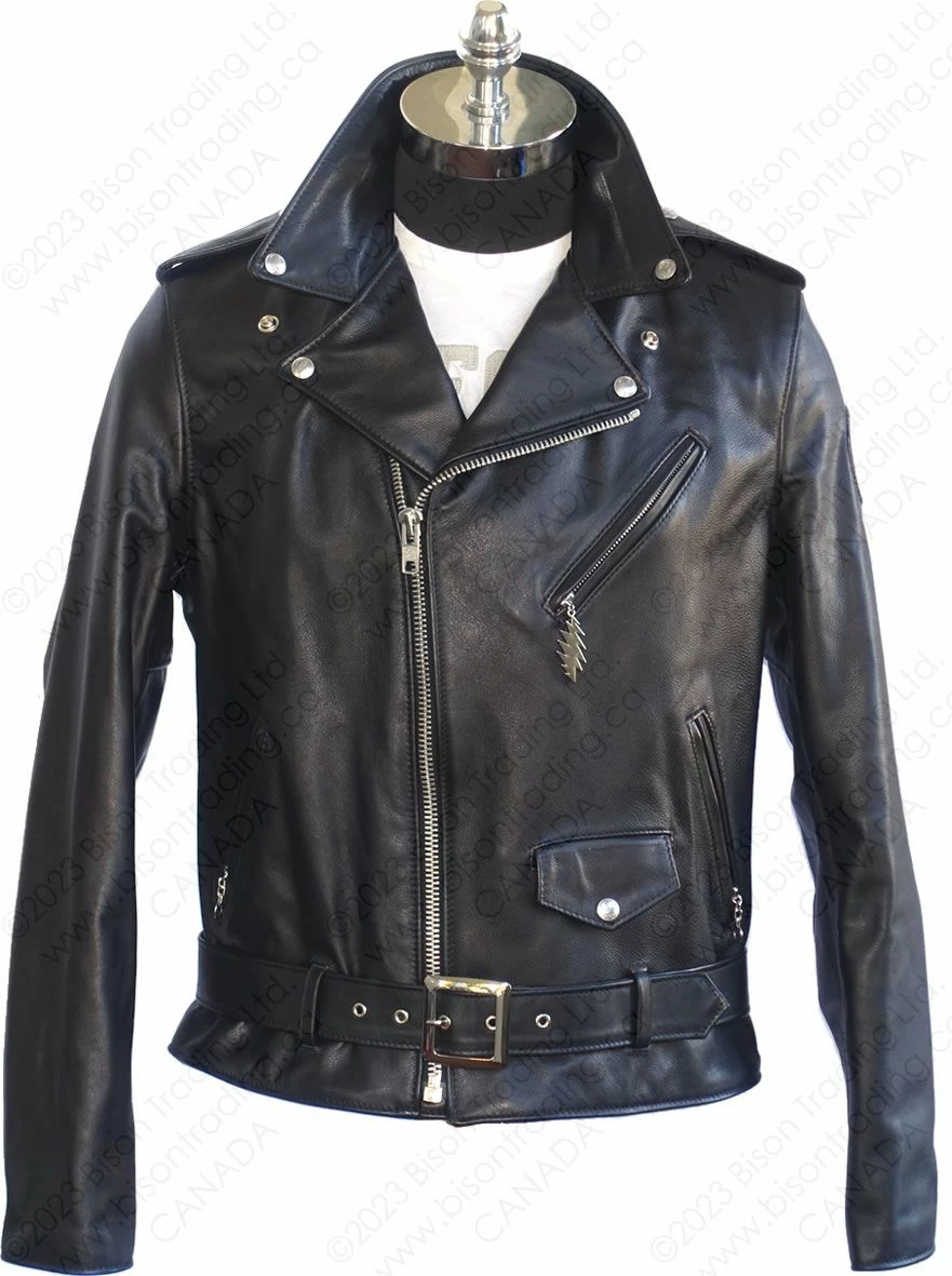 Schott NYC X Grateful Dead Cowhide Fitted Motorcycle Jacket STYLE: GD51 7 Schott NYC X Grateful Dead Cowhide Fitted Motorcycle Jacket STYLE: GD51 - Image 5