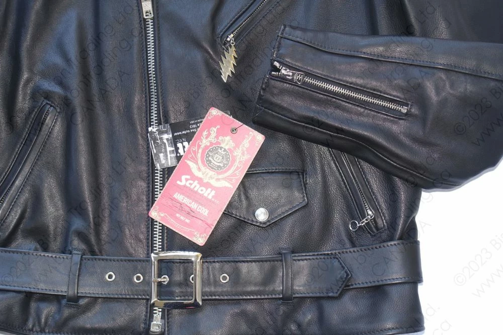 Schott NYC X Grateful Dead Cowhide Fitted Motorcycle Jacket STYLE: GD51 19 Schott NYC X Grateful Dead Cowhide Fitted Motorcycle Jacket STYLE: GD51 - Image 17