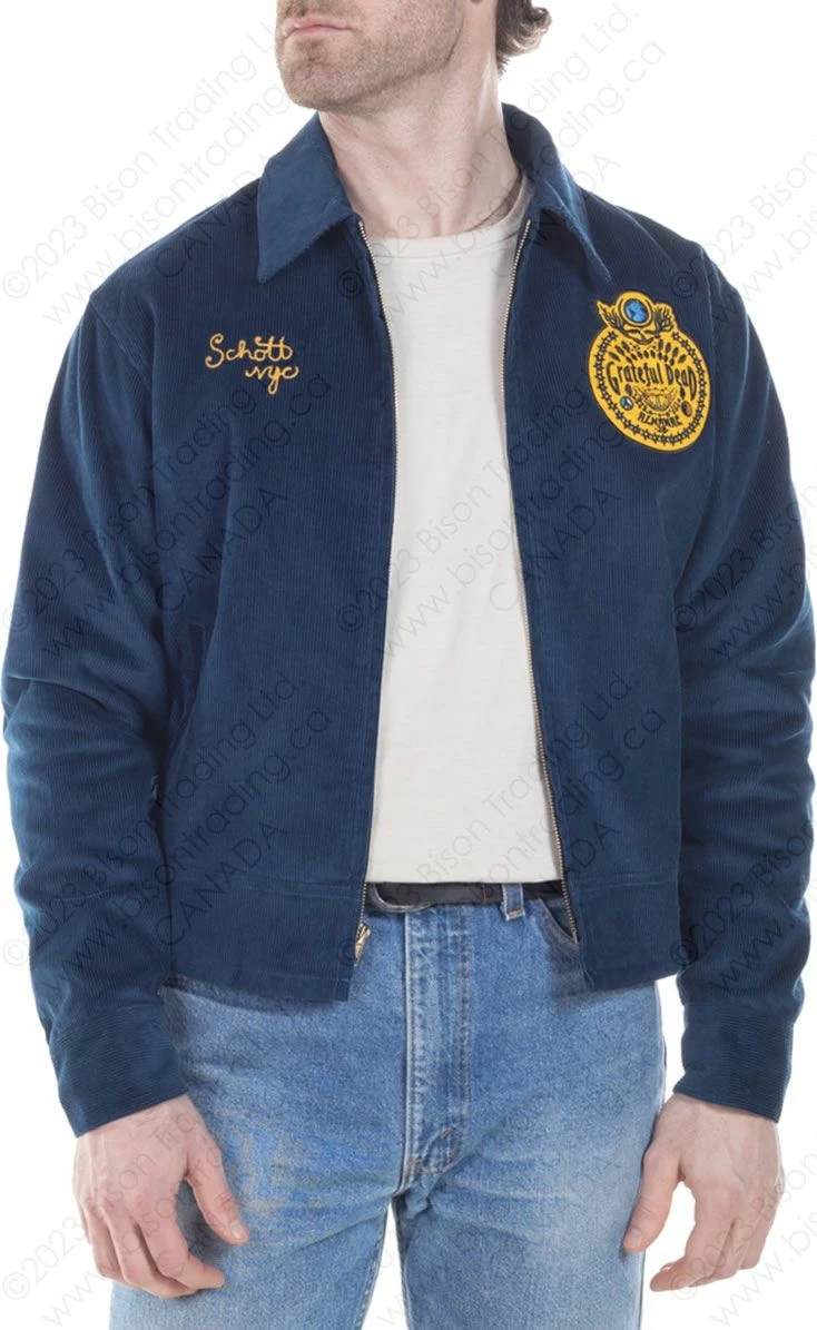 Schott NYC X Grateful Dead Corduroy Tour Jacket STYLE: GD825 9 Schott NYC X Grateful Dead Corduroy Tour Jacket STYLE: GD825 - Image 7