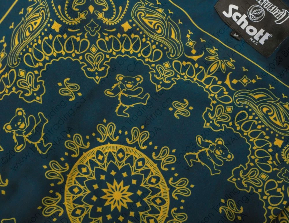 Schott NYC X Grateful Dead Corduroy Tour Jacket STYLE: GD825 11 Schott NYC X Grateful Dead Corduroy Tour Jacket STYLE: GD825 - Image 9