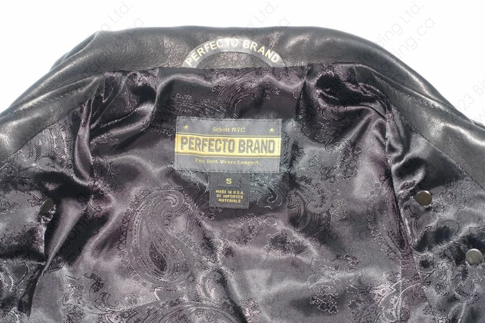 Schott NYC Raven - Lightweight Vegetable Tanned Lambskin Perfecto® Leather Jacket STYLE: P213 10 Schott NYC Raven - Lightweight Vegetable Tanned Lambskin Perfecto® Leather Jacket STYLE: P213 - Image 8