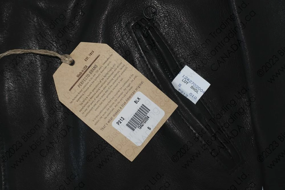 Schott NYC Raven - Lightweight Vegetable Tanned Lambskin Perfecto® Leather Jacket STYLE: P213 13 Schott NYC Raven - Lightweight Vegetable Tanned Lambskin Perfecto® Leather Jacket STYLE: P213 - Image 11