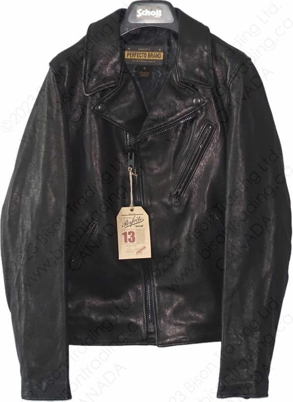 Schott NYC Raven - Lightweight Vegetable Tanned Lambskin Perfecto® Leather Jacket STYLE: P213 3 Schott NYC Raven - Lightweight Vegetable Tanned Lambskin Perfecto® Leather Jacket STYLE: P213