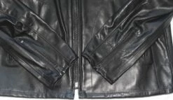 Schott NYC Mission - Men's Leather Jacket STYLE: P571 -Bison Trading Shop schott p571 blk l 21