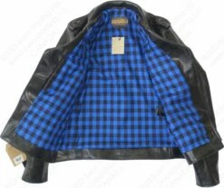 Schott NYC Perfecto® Steerhide Motorcycle Jacket - Horween Chrome Excel Steerhide STYLE: P613S -Bison Trading Shop schott p613s blk l 23