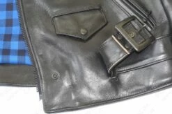 Schott NYC Perfecto® Steerhide Motorcycle Jacket - Horween Chrome Excel Steerhide STYLE: P613S -Bison Trading Shop schott p613s blk l 31