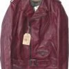 Schott NYC Perfecto® Steerhide Motorcycle Jacket - Horween Chrome Excel Steerhide Burgundy STYLE: P613S 2 Schott NYC Perfecto® Steerhide Motorcycle Jacket - Horween Chrome Excel Steerhide Burgundy STYLE: P613S -Bison Trading Shop schott p613s bur xl 11
