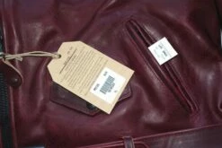 Schott NYC Perfecto® Steerhide Motorcycle Jacket - Horween Chrome Excel Steerhide Burgundy STYLE: P613S -Bison Trading Shop schott p613s bur xl 23