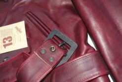 Schott NYC Perfecto® Steerhide Motorcycle Jacket - Horween Chrome Excel Steerhide Burgundy STYLE: P613S -Bison Trading Shop schott p613s bur xl 24