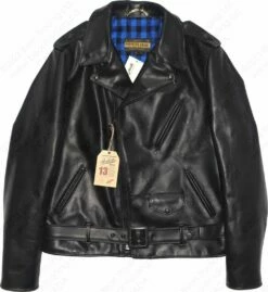 Schott NYC Perfecto® Steerhide Motorcycle Jacket - Horween Chrome Excel Steerhide Burgundy STYLE: P613S -Bison Trading Shop schott p613s xl 11 2